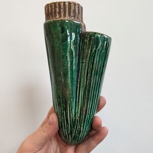 Vintage ceramic wall pocket